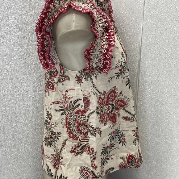 NEW SEA Women's Cassandra Flutter Sleeve Top Size S Multicolor - Picture 7 of 7